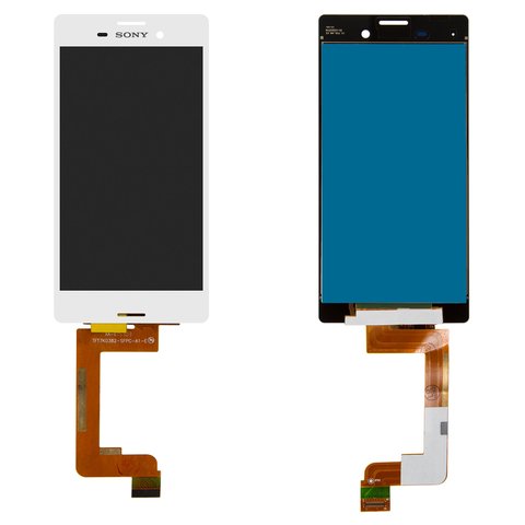 Дисплей для Sony E2303 Xperia M4 Aqua LTE, E2306 Xperia M4 Aqua, E2312 Xperia M4 Aqua Dual, E2333 Xperia M4 Aqua Dual, E2353 Xperia M4 Aqua, E2363 Xperia M4 Aqua Dual, белый, High Copy