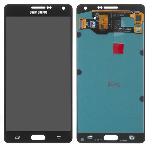 Дисплей для Samsung A700 Galaxy A7, чорний, без рамки, High Copy, OLED 