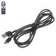 USB кабель Hoco X20, USB тип-C, USB тип-A, 200 см, 2,4 А, чорний, #6957531068907