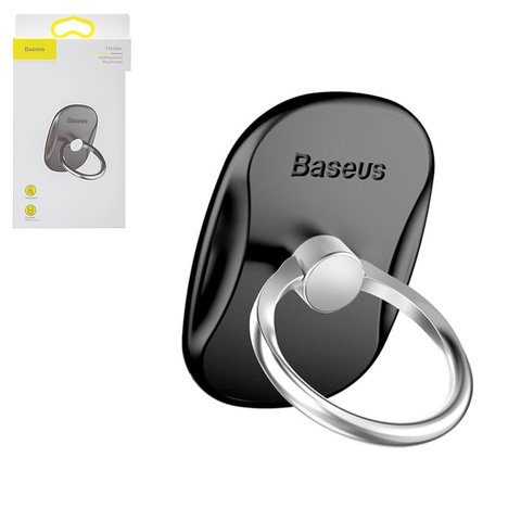 Держатель Baseus Multifunctional Ring Bracket, черный, кольцо, #SUMR 01