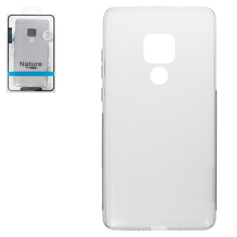 Чохол Nillkin Nature TPU Case для Huawei Mate 20, сірий, прозорий, Ultra Slim, силікон, #6902048167056