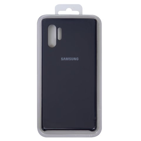 Чохол для Samsung N975F Galaxy Note 10 Plus, чорний, синій, Original Soft Case, силікон, dark blue 08 