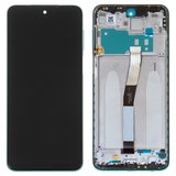 Дисплей для Xiaomi Redmi Note 9 Pro, Redmi Note 9S, зелений, з рамкою, High Copy, M2003J6B2G, M2003J6A1G