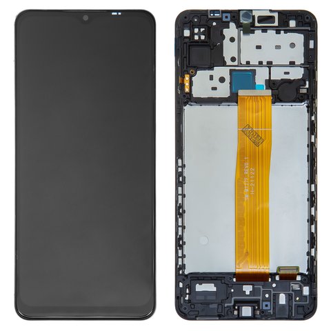 Дисплей для Samsung M127 Galaxy M12, чорний, з рамкою, Original PRC , M127F_REV0.1