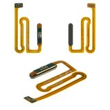 Шлейф для Samsung A125F Galaxy A12, M127 Galaxy M12, кнопки включения, для сканера отпечатка пальца (Touch ID), черный