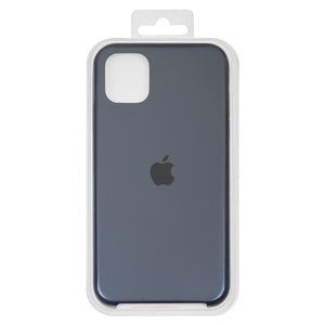 Чохол для iPhone 11, чорний, синій, Original Soft Case, силікон, dark blue 08 