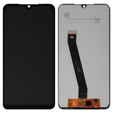 Дисплей для Xiaomi Redmi 7, черный, без рамки, Сopy, M1810F6LG, M1810F6LH, M1810F6LI