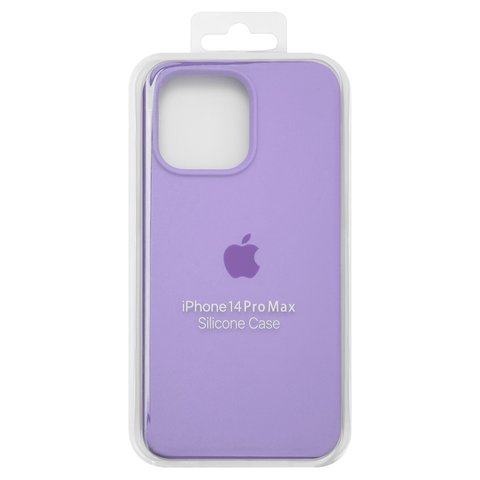 Чохол для Apple iPhone 14 Pro Max, фіолетовий, Original Soft Case, силікон, elegant purple 39  full side