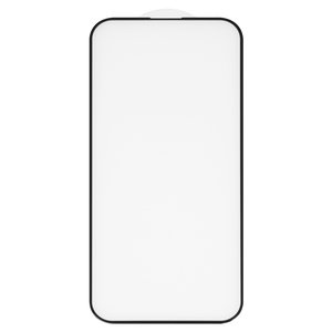 Защитное стекло All Spares для Apple iPhone 14 Pro Max, 5D Full Glue, черный, cлой клея нанесен по всей поверхности
