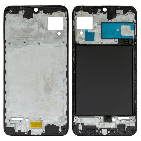 Рамка кріплення дисплея для Samsung A105 Galaxy A10, M105 Galaxy M10, High Copy, чорна