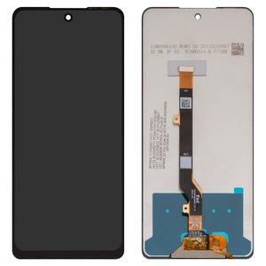 Дисплей для Tecno Spark 20 Pro KJ6 ; Infinix Hot 40 X6836 , Hot 40 Pro X6837 , черный, без рамки, Оригинал переклеено стекло , TXDI680QBQPX