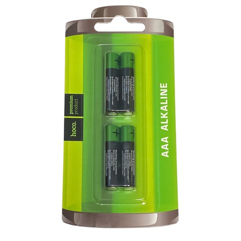 Батарейка Hoco Alkaline AAA LR03, 1,5 B, 4 шт.