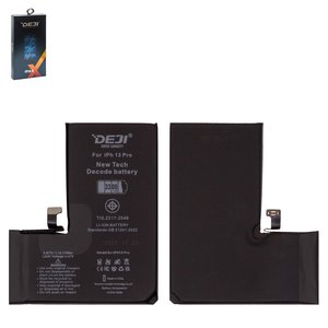 Акумулятор Deji для Apple iPhone 13 Pro, Li ion, 3,87 B, 3300 мАг, збільшена ємність, без помилки, decode battery