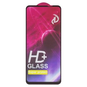 Защитное стекло для Motorola Moto G55, совместимо с чехлом, Full Glue, без упаковки , черный