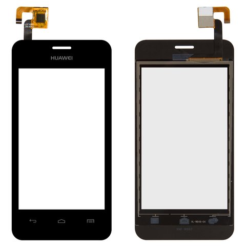 Touchscreen compatible with Huawei Ascend Y320 U30 Dual Sim, black, type 1  #LCFT040807 Rev A0