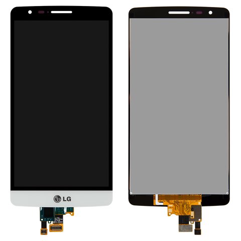Pantalla LCD puede usarse con LG G3s D724, blanco, Original PRC 