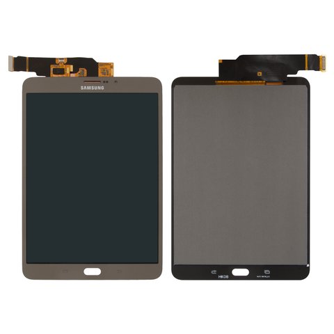 LCD compatible with Samsung T715 Galaxy Tab S2 LTE, bronze, without frame 