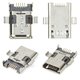 Charge Connector compatible with Asus MeMO Pad ME103, ZenPad 10 Z300C, ZenPad 8.0 Z380C Wi-Fi, (5 pin, micro USB type-B)