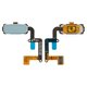 Flat Cable compatible with Samsung A320F Galaxy A3 (2017), A320Y Galaxy A3 (2017), A520F Galaxy A5 (2017), (menu button, blue)