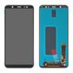 Дисплей для Samsung J800 Galaxy J8, J810 Galaxy J8 (2018), J810 Galaxy On8 (2018), черный, без рамки, Оригинал (переклеено стекло)