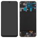 LCD compatible with Samsung A205 Galaxy A20, A205F/DS Galaxy A20, M107F/DS Galaxy M10s, (black, with frame, Original (PRC), original glass)