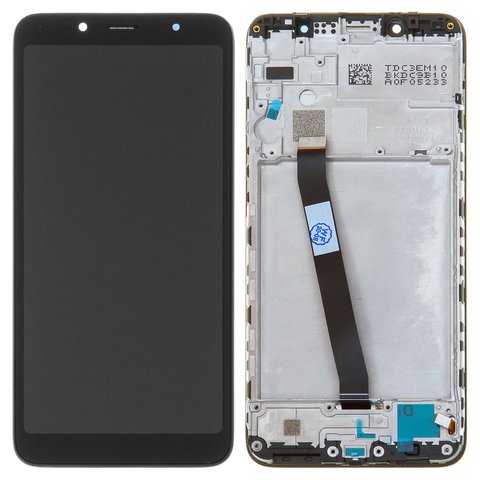 LCD compatible with Xiaomi Redmi 7A, black, with frame, High Copy, MZB7995IN, M1903C3EG, M1903C3EH, M1903C3EI 