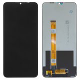 LCD compatible with Realme C11, C12, C15, Narzo 30A, (black, without frame, Original (PRC), RMX2185, RMX2189, RMX2180, RMX3171, FPC-HTF065H051)