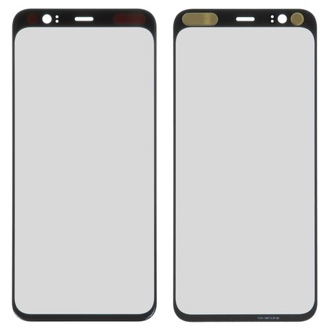 Vidrio de carcasa puede usarse con Google Pixel 4, negro