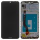 Pantalla LCD puede usarse con Huawei Y7 (2019), negro, con marco, Original (PRC), DUB-LX1