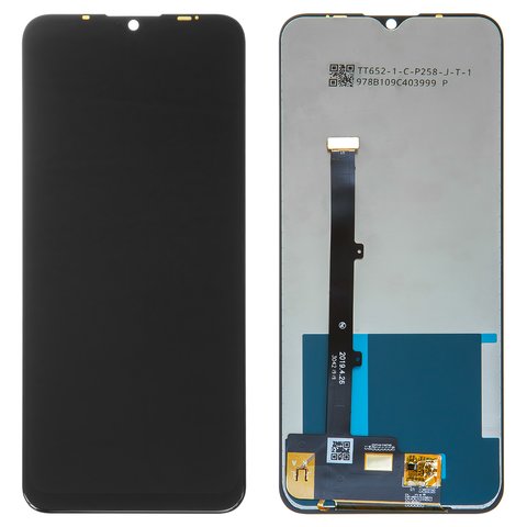 LCD compatible with Meizu M10, black, without frame, Original PRC #FPC T65PTS00BV0F