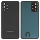 Housing Back Cover compatible with Samsung A326 Galaxy A32 5G, (black, with camera lens)