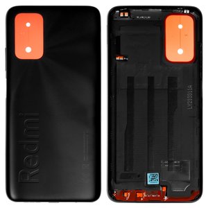 Panel trasero de carcasa puede usarse con Xiaomi Redmi 9T, gris, carbon Gray, J19S, M2010J19SG, M2010J19SY