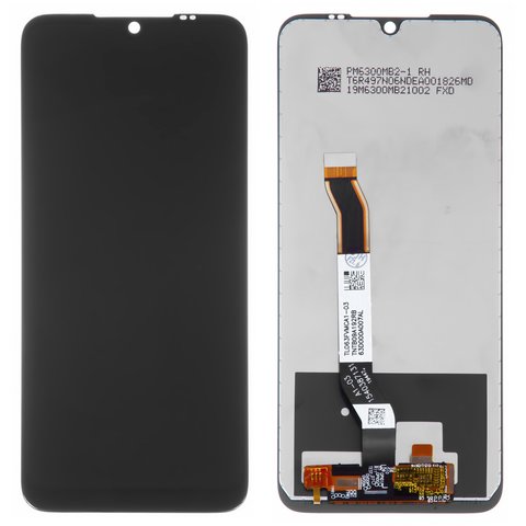 LCD compatible with Xiaomi Redmi Note 8T, black, without logo, without frame, High Copy, M1908C3XG 