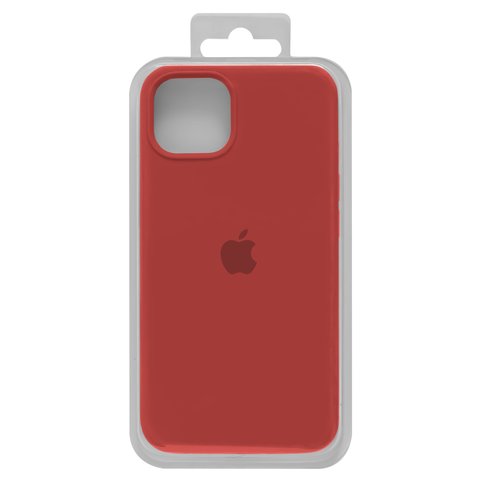 Case compatible with Apple iPhone 13, red, Original Soft Case, silicone, red 14  full side 