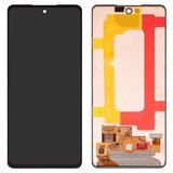 Pantalla LCD puede usarse con Samsung A536 Galaxy A53 5G, negro, sin marco, Original (PRC)