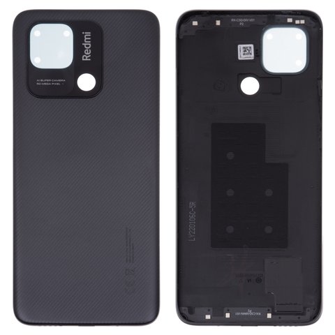 Housing Back Cover compatible with Xiaomi Redmi 10C, gray 