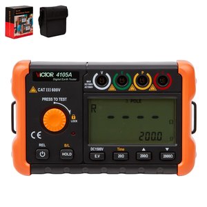 Victor 4105A Digital Earth Resistance Tester