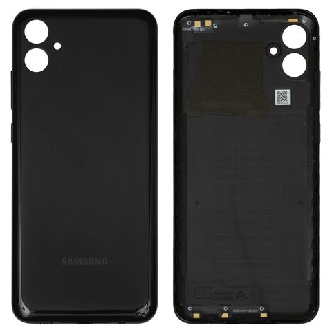 Housing Back Cover compatible with Samsung A042 Galaxy A04e, black 