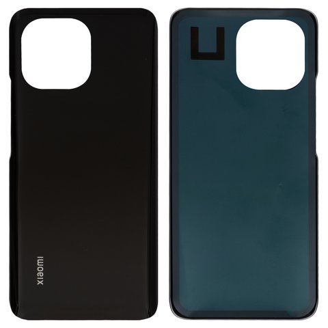 Housing Back Cover compatible with Xiaomi Mi 11, black, High Copy, M2011K2C, M2011K2G 