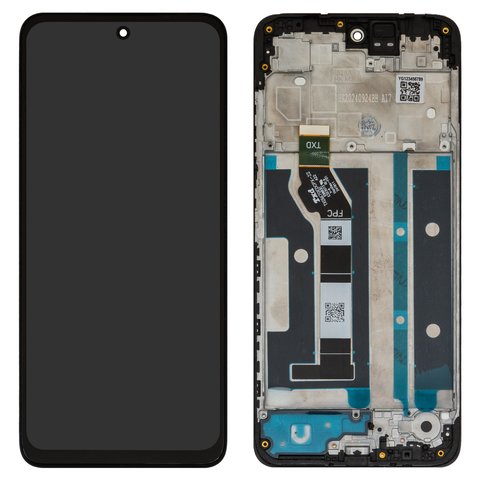 Pantalla LCD puede usarse con Motorola Moto E15, Moto G05, Moto G15, negro, con marco, High Copy, TXDI670EDCPX 22