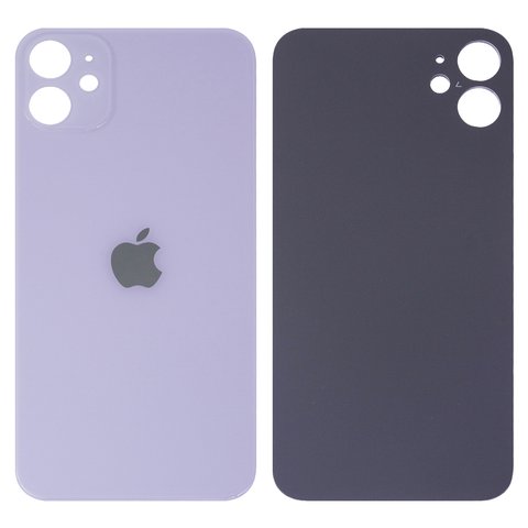 Panel trasero de carcasa puede usarse con iPhone 11, morada, no es necesario desmontar la cámara, Original PRC , big hole