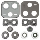 Camera Lens compatible with Xiaomi Redmi Note 14 4G, (black, with frames)
