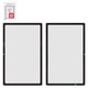 Housing Glass G+OCA PRO compatible with Samsung T509 Galaxy Tab A7 10.4 LTE (2022), (with OCA film, black)