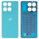 Housing Back Cover compatible with Motorola Edge 60 Fusion, (dark blue, amazonite)