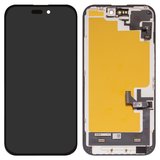 Дисплей Wextom для iPhone 15, черный, с рамкой, HC, без ошибки, (OLED) soft, diagnosable