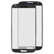 Housing Glass compatible with Samsung I9500 Galaxy S4, I9505 Galaxy S4, (black)