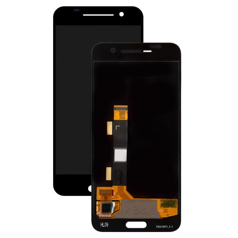 LCD compatible with HTC One A9, black 