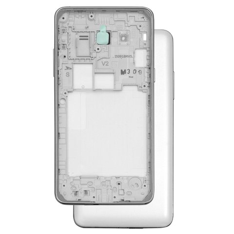 Housing compatible with Samsung G531H DS Grand Prime VE, white, dual sim 