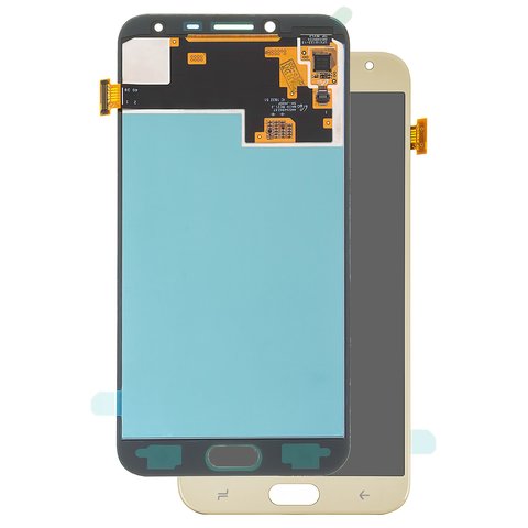 LCD compatible with Samsung J400 Galaxy J4 2018 , golden, without frame, original change glass 