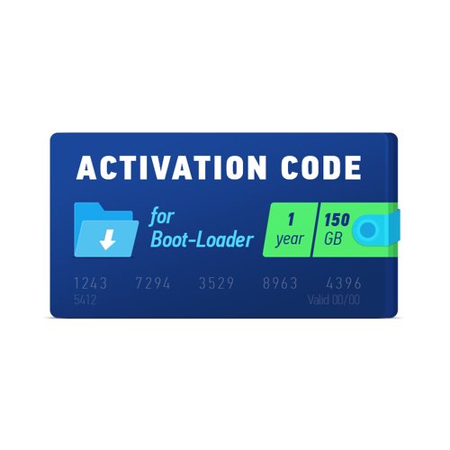 Boot-Loader 2.0 Activation Code (1 year, 150 GB)